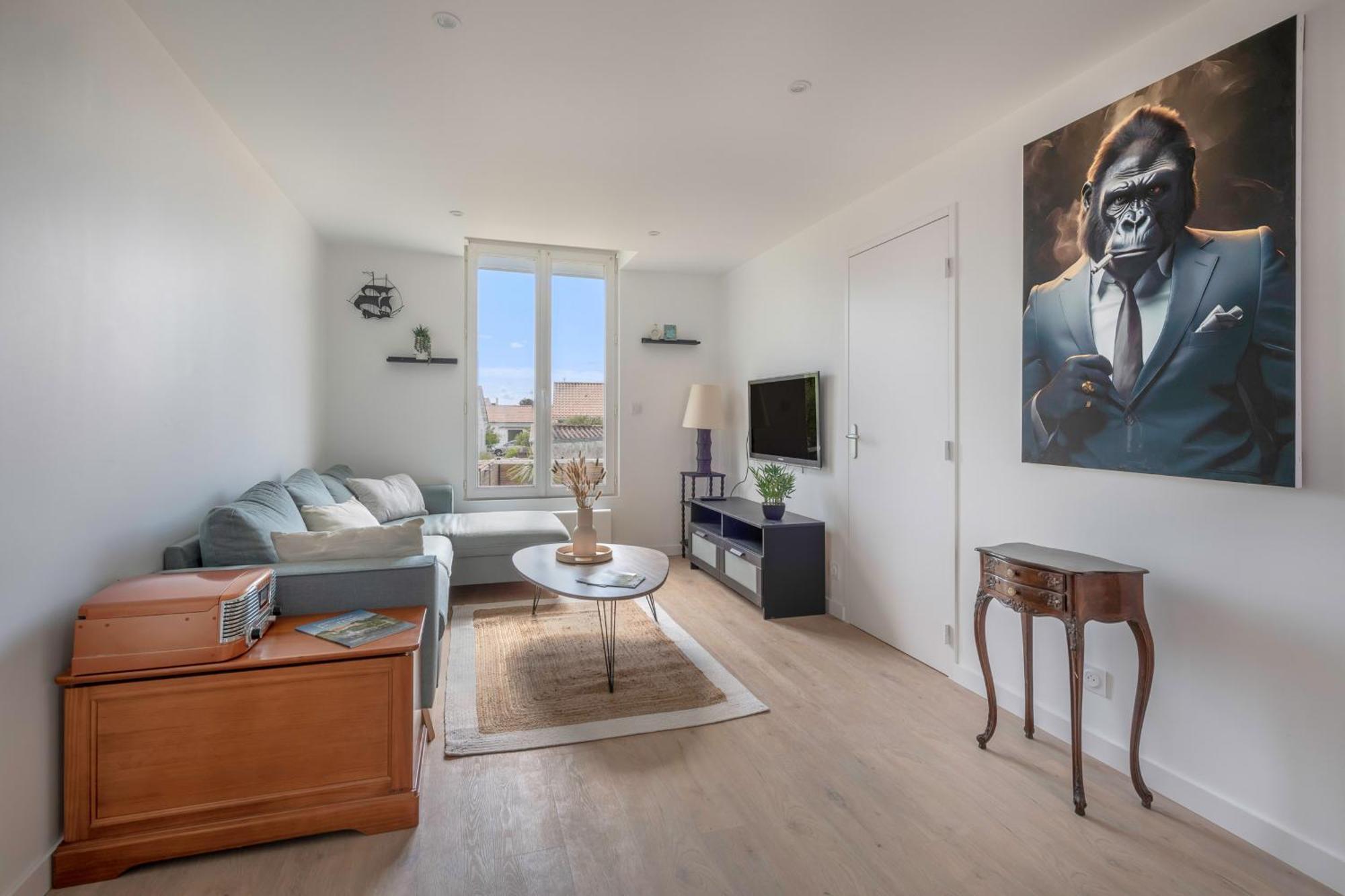 Maison Familiale A 400M De La Mer Pour 8, 波尔尼克 外观 照片