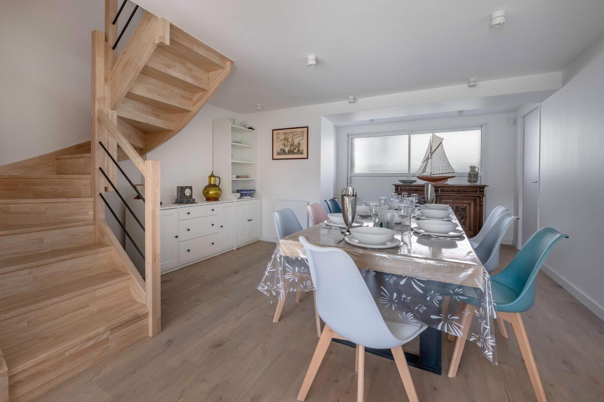 Maison Familiale A 400M De La Mer Pour 8, 波尔尼克 外观 照片