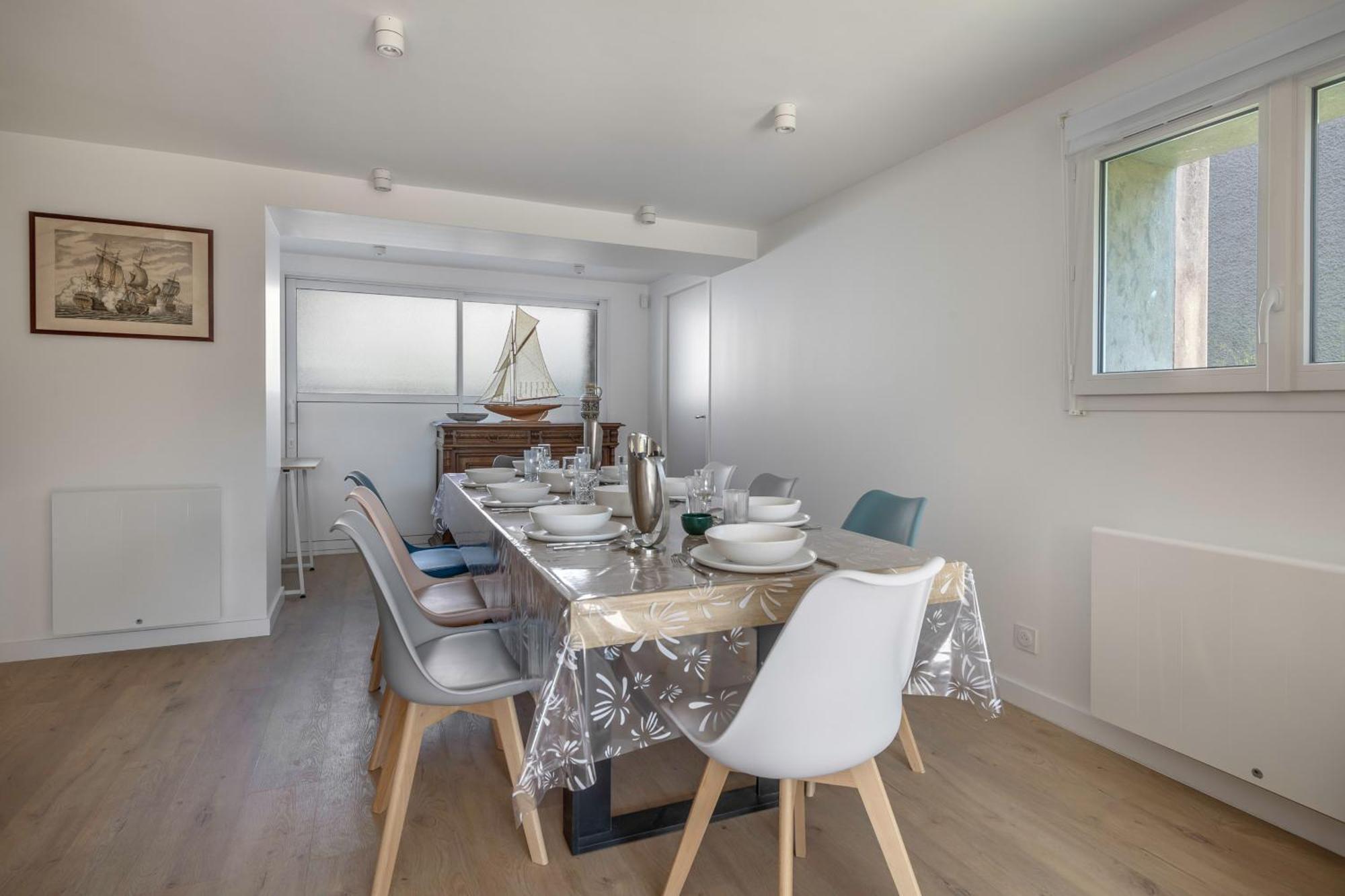 Maison Familiale A 400M De La Mer Pour 8, 波尔尼克 外观 照片